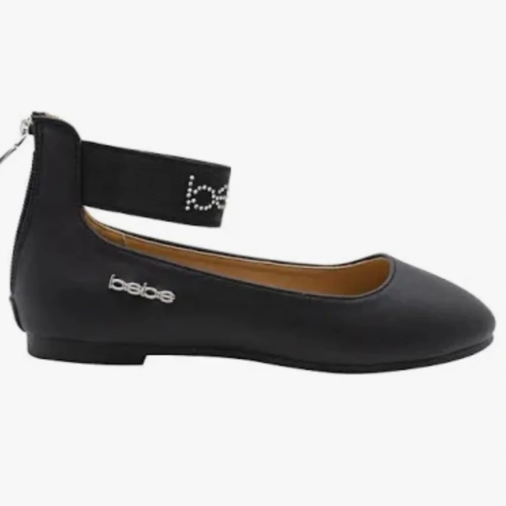BEBE LITTLE GIRLS BALLET FLAT MARY JANE DRESS SHOE SIZE 7